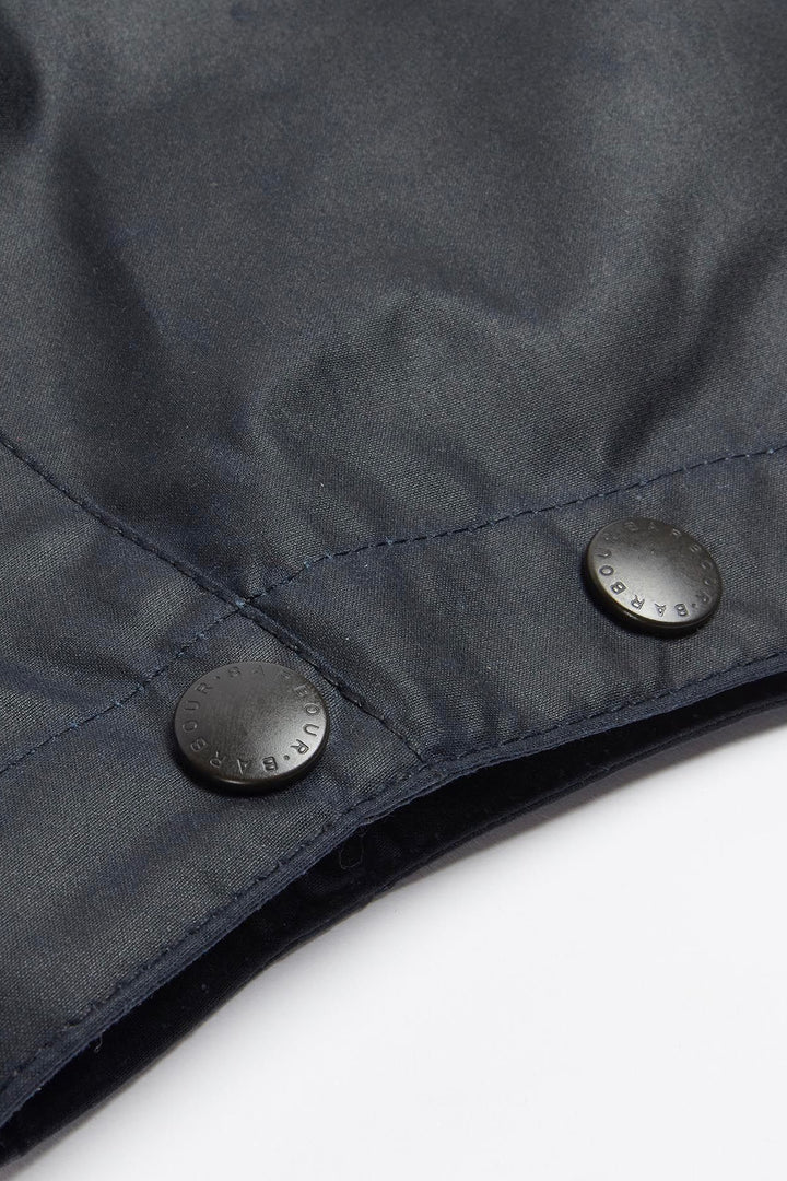 BARBOUR Wax Cotton Hood Navy - Dale