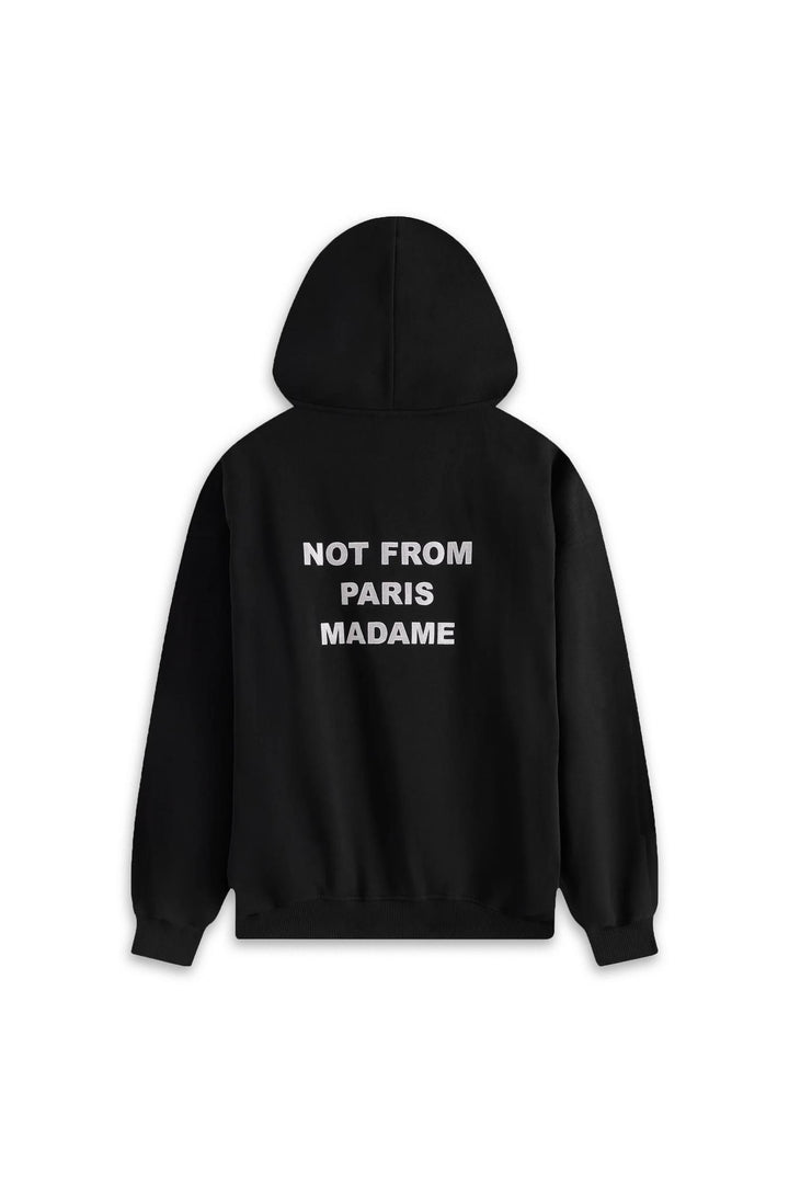 Drôle de Monsieur Le Hoodie Slogan Black - Dale