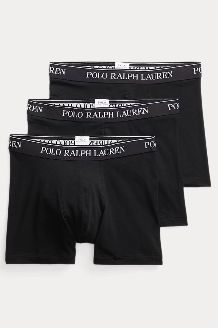 POLO RALPH LAUREN Stretch Cotton Boxer Brief 3 Pack - Dale