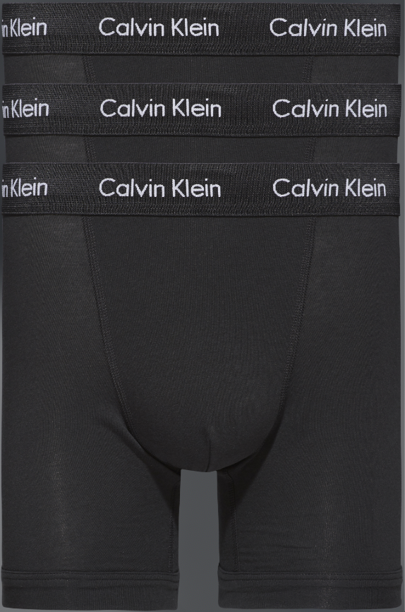 CALVIN KLEIN UNDERWEAR BOXER BRIEF 3PK BLACK - Dale
