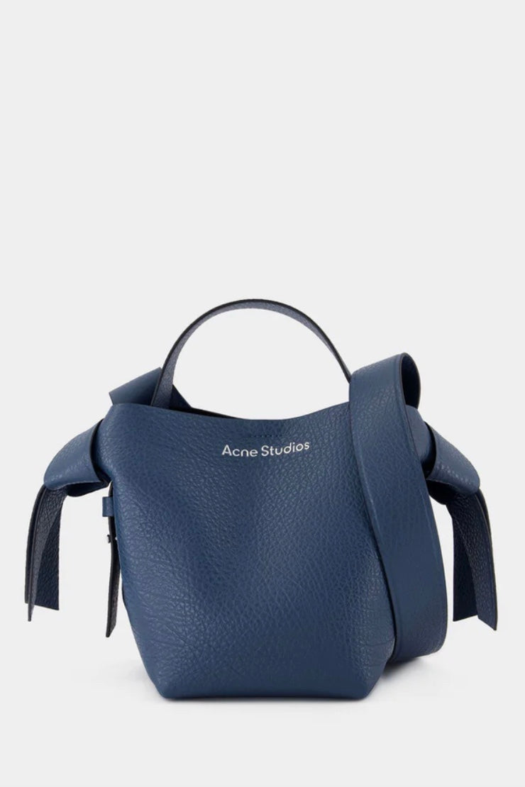 ACNE STUDIOS Musubi Mini Shoulder Bag Denim Blue - Dale