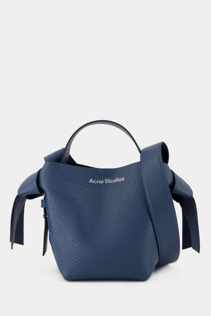 ACNE STUDIOS Musubi Mini Shoulder Bag Denim Blue - Dale