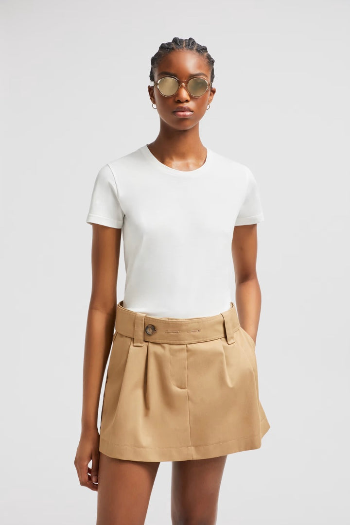 MONCLER Logo Patch Cotton Jersey T-Shirt - Dale