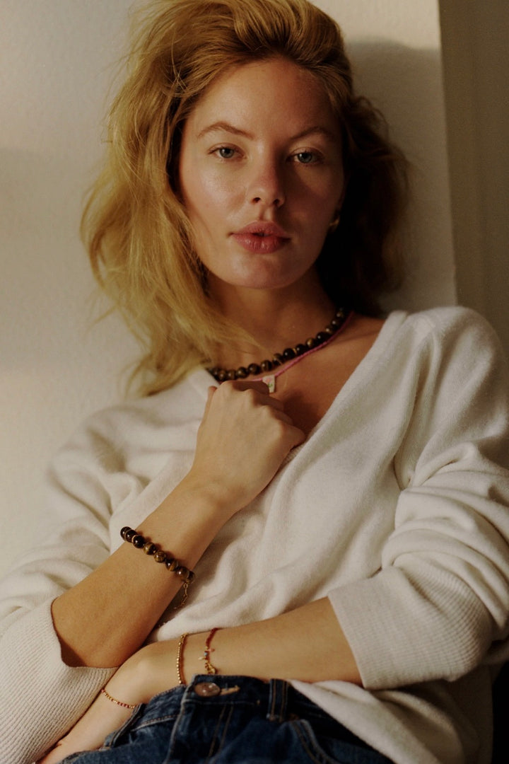 ANNI LU Maroon Harmony Bracelet - Dale