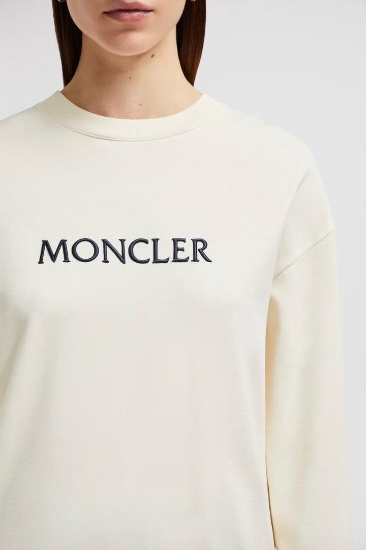 MONCLER Embroidered Tonal Logo Sweatshirt - Dale