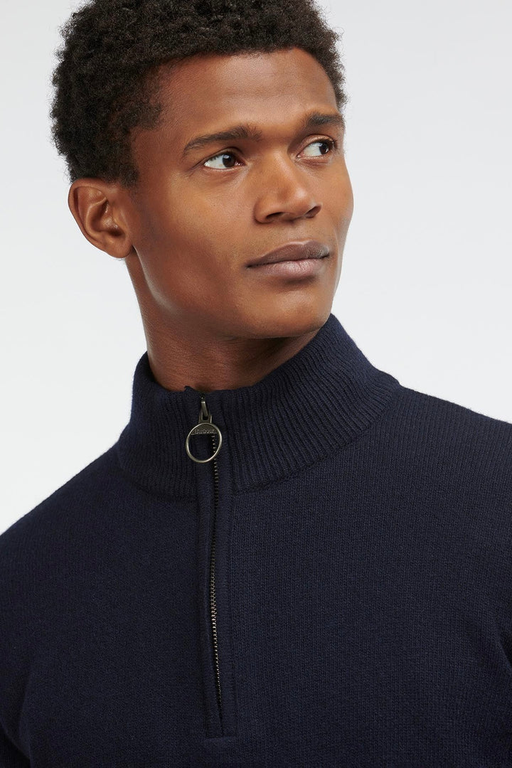 BARBOUR Barbour Holden Half Zip Navy - Dale