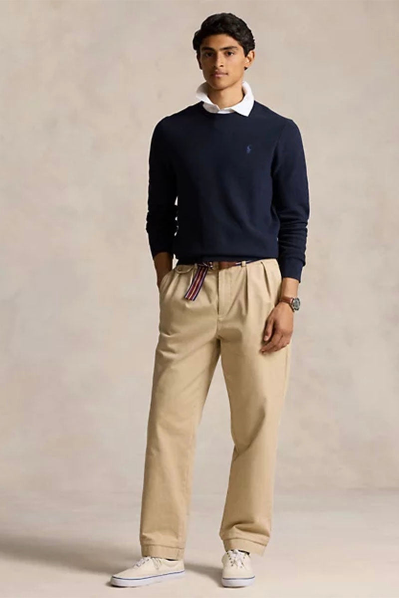 POLO RALPH LAUREN Cotton-Cashmere Crewneck Jumper Hunter Navy - Dale