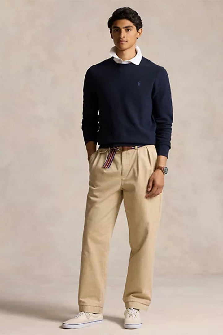 POLO RALPH LAUREN Cotton-Cashmere Crewneck Jumper Hunter Navy - Dale