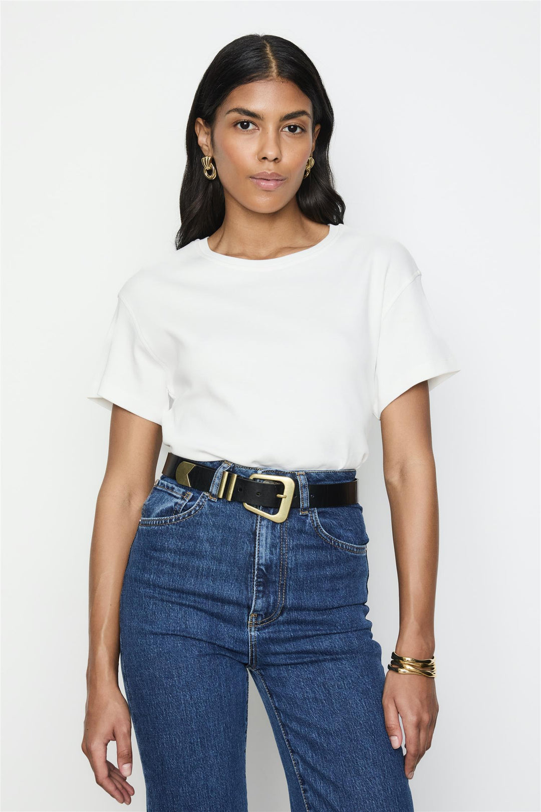 CAMILLA PIHL DENIM Ember Tee Ecru - Dale