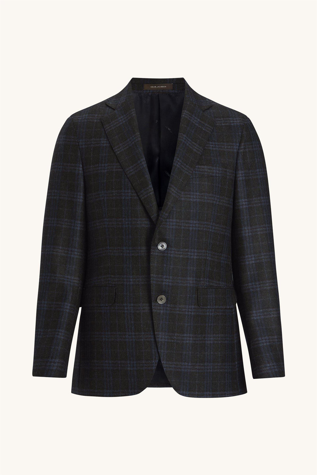 OSCAR JACOBSON Fogerty Check Blazer Navy - Dale