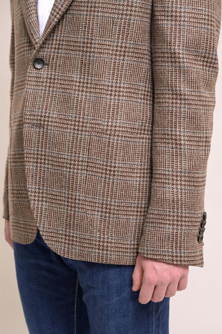 LARDINI MAN JACKET SPECIAL LINE DROP 7 REG CAMEL - Dale