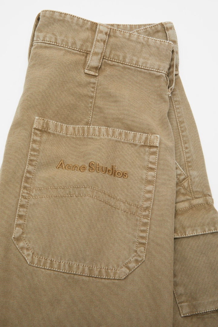 ACNE STUDIOS Cargo Trousers Washed Beige - Dale
