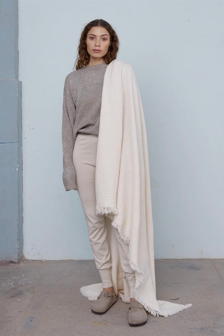 AIAYU Cotton throw 150x200 - Dale