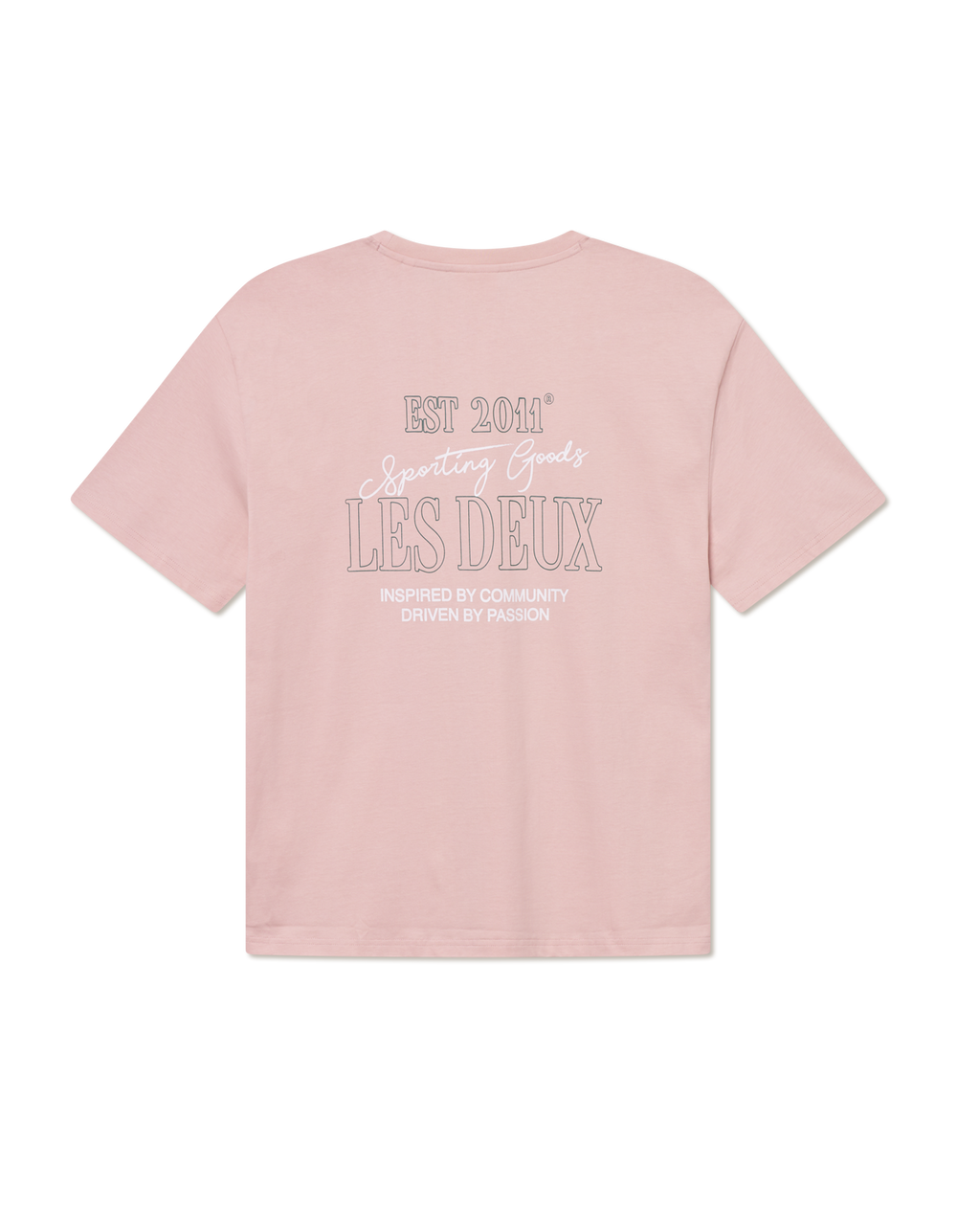LES DEUX Allen T-Shirt Peach Whip - Dale