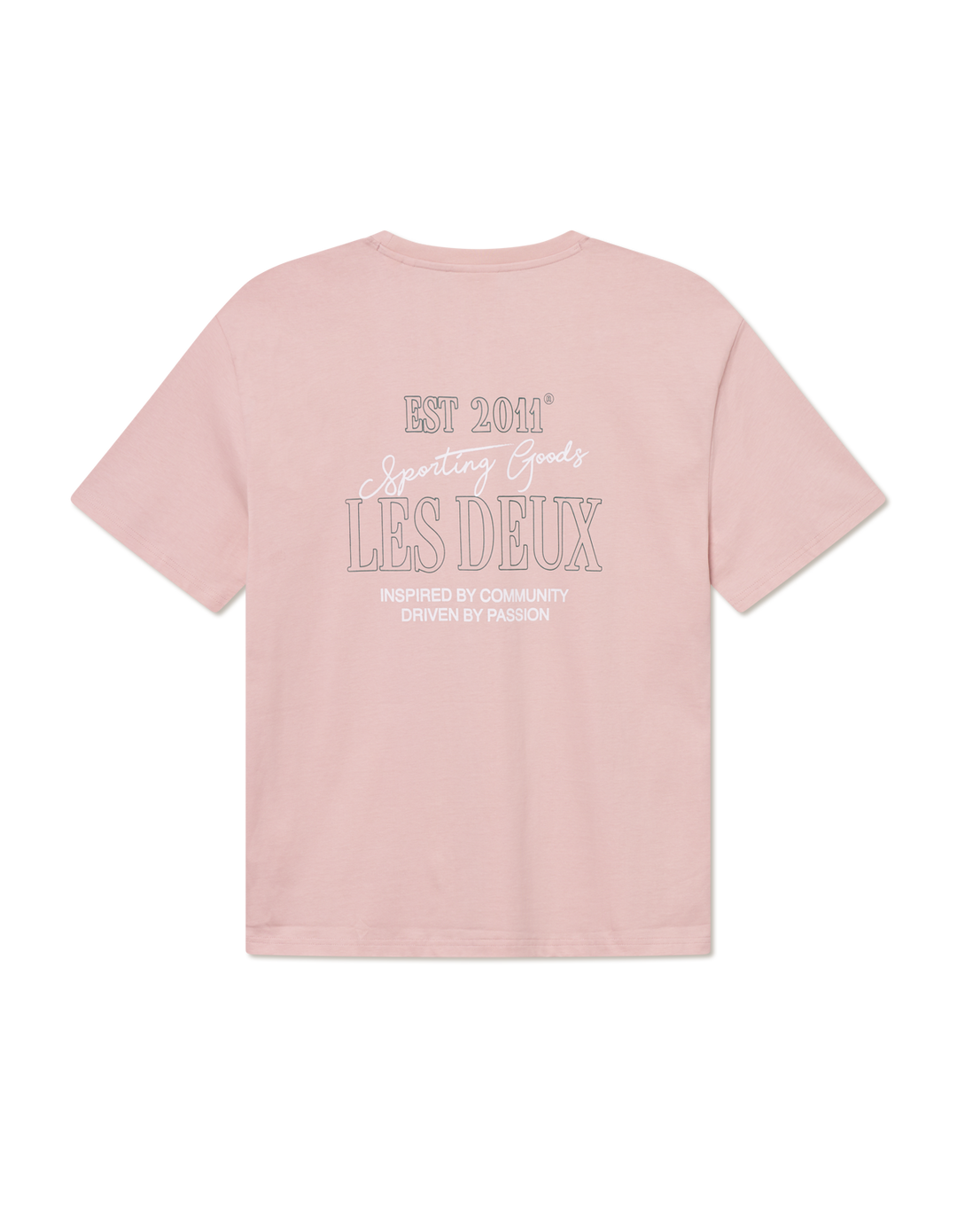 LES DEUX Allen T-Shirt Peach Whip - Dale