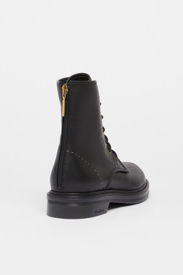 MAX MARA Leather Combat Boots - Dale