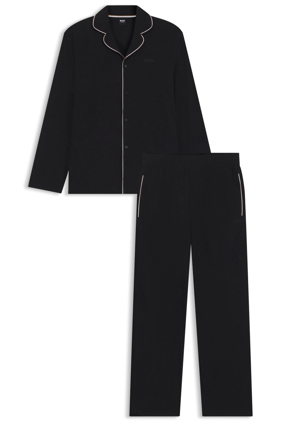 Merino Pyjama Black