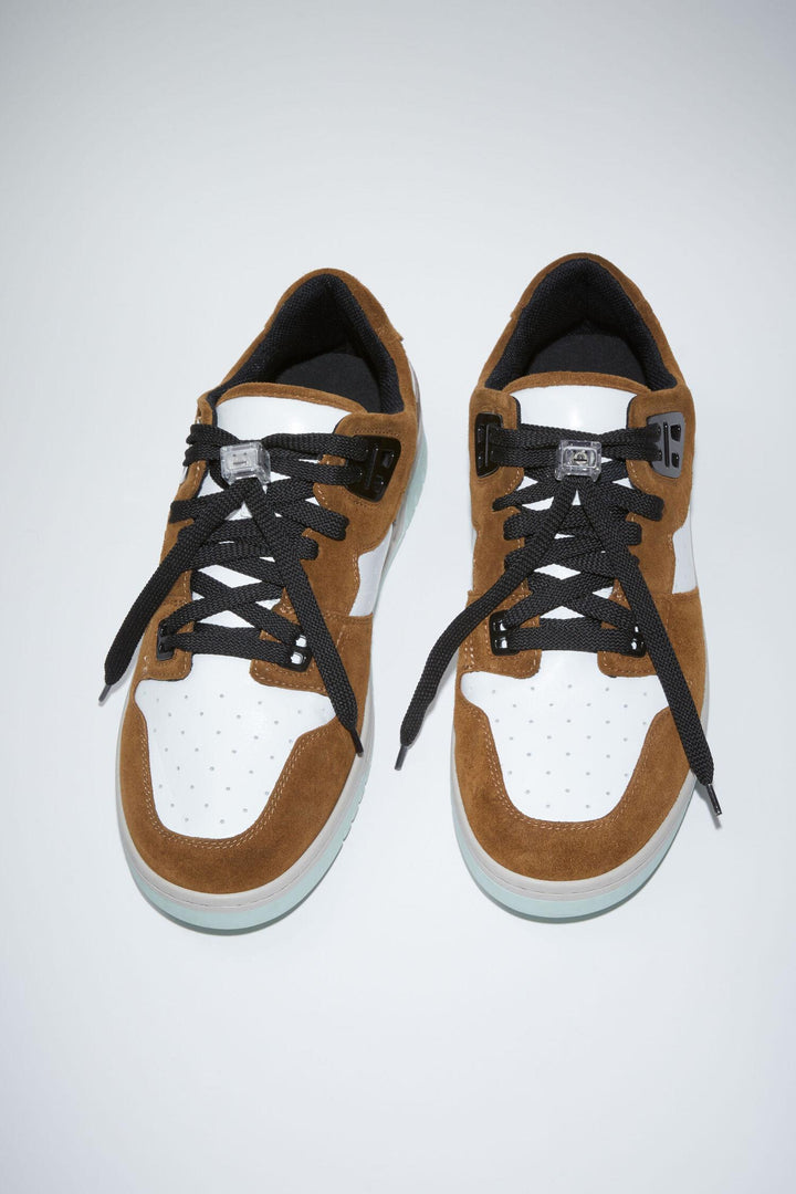 ACNE STUDIOS - Low Top Sneakers White/Brown - Dale