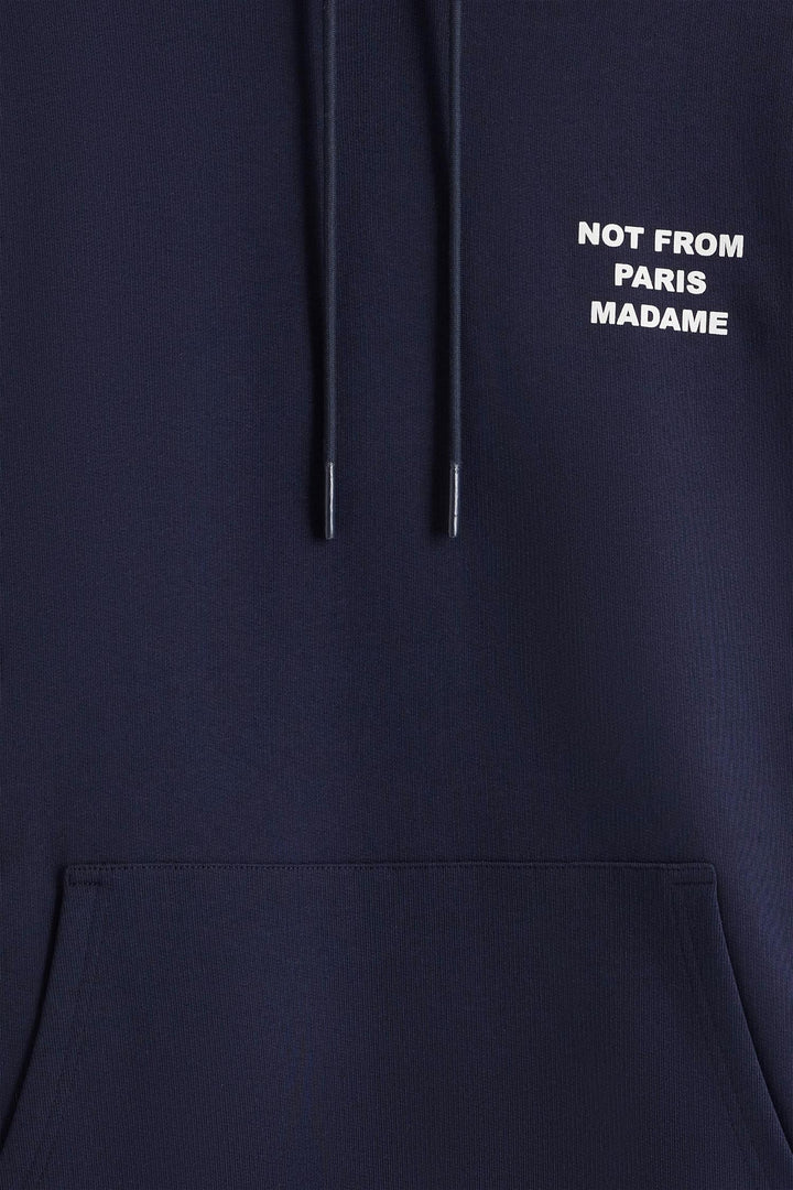 Drôle de Monsieur Le Hoodie Slogan Navy - Dale