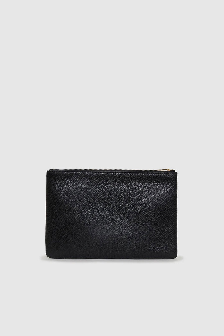 ANINE BING Lili Pouch Black Pebbled - Dale
