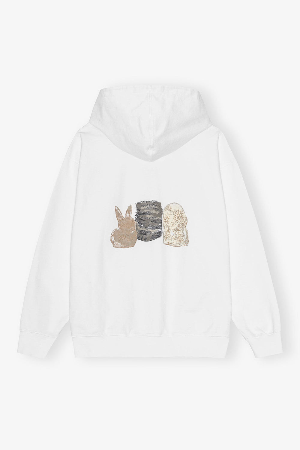 GANNI Animal Print Hoodie - Dale