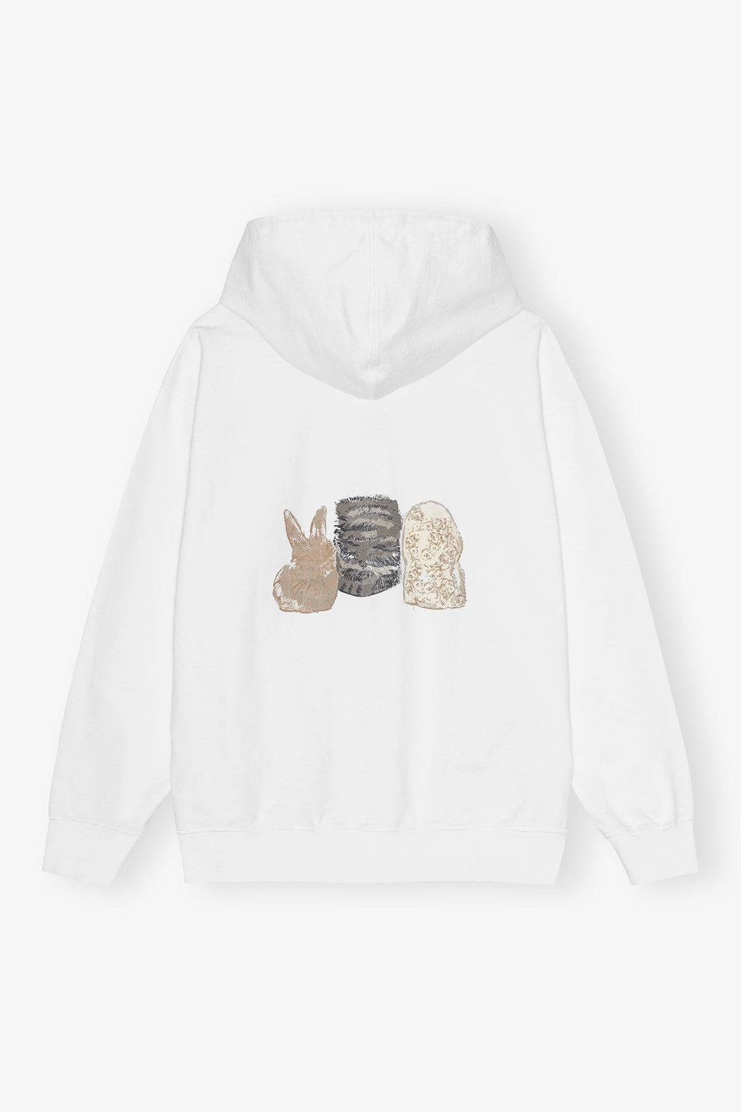 GANNI Animal Print Hoodie - Dale