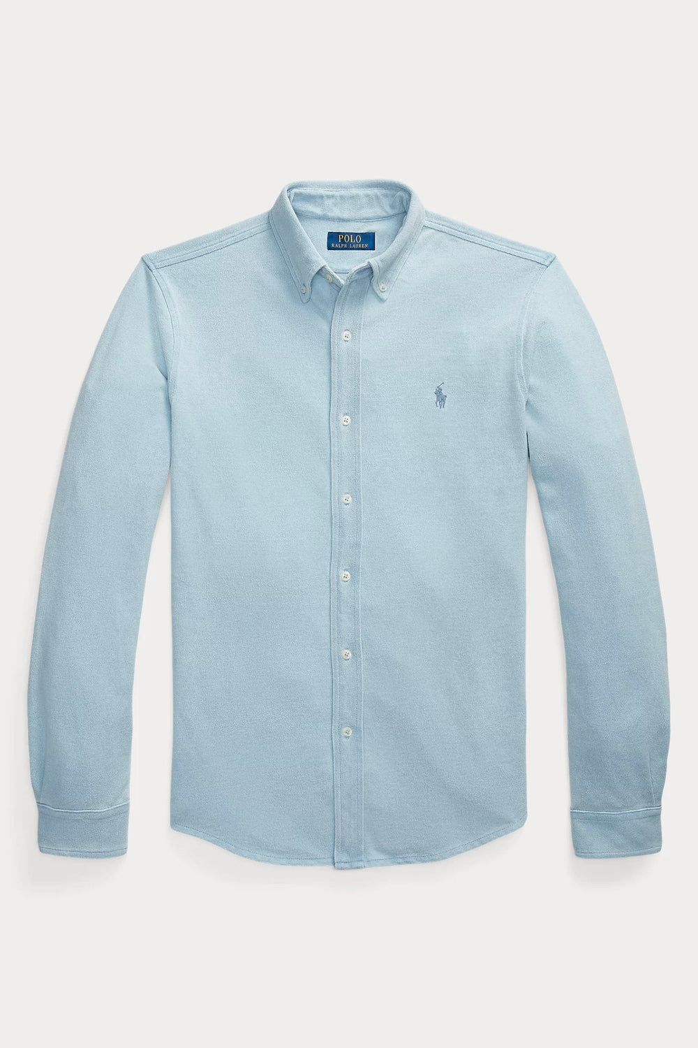 POLO RALPH LAUREN Indigo-Dyed Mesh Knit Shirt - Dale