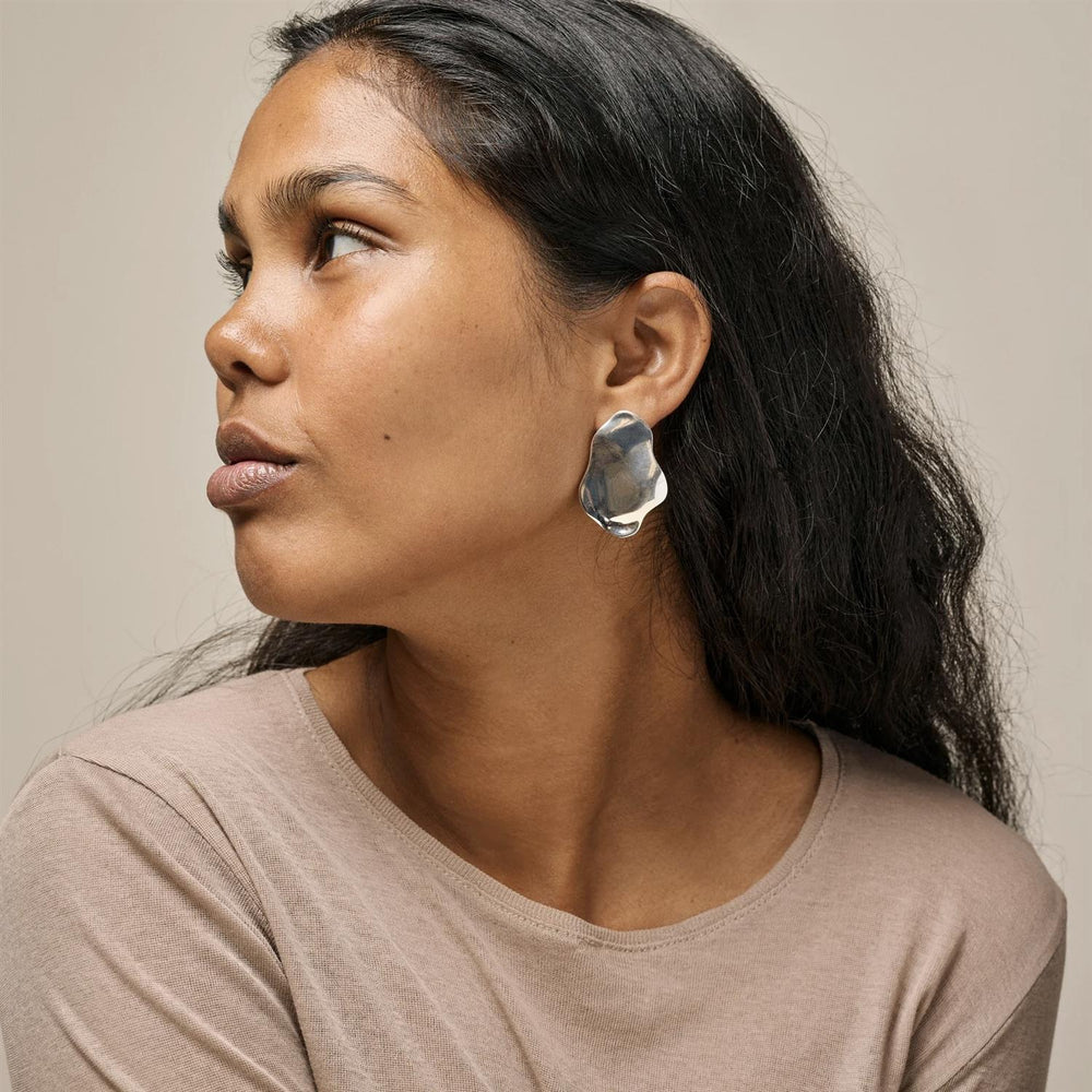 ENAMEL Cleopatra Earrings Silver - Dale