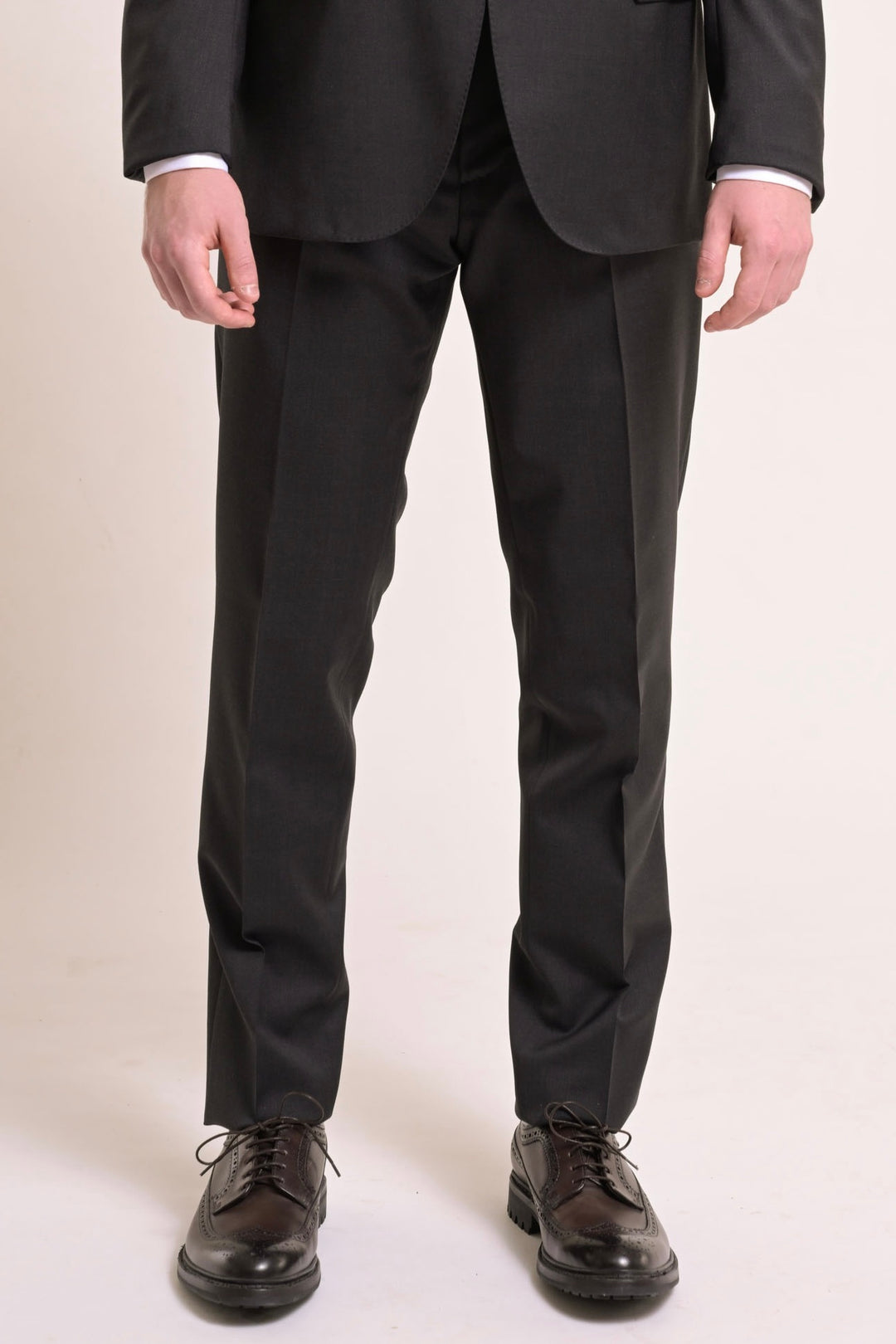 LARDINI WOVEN TROUSERS SPECIAL LINE GREY - Dale