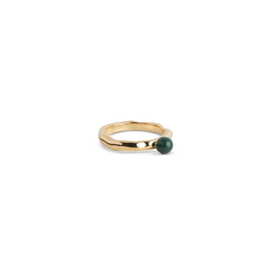 ENAMEL Ring, Ariel Petrol Green - Dale