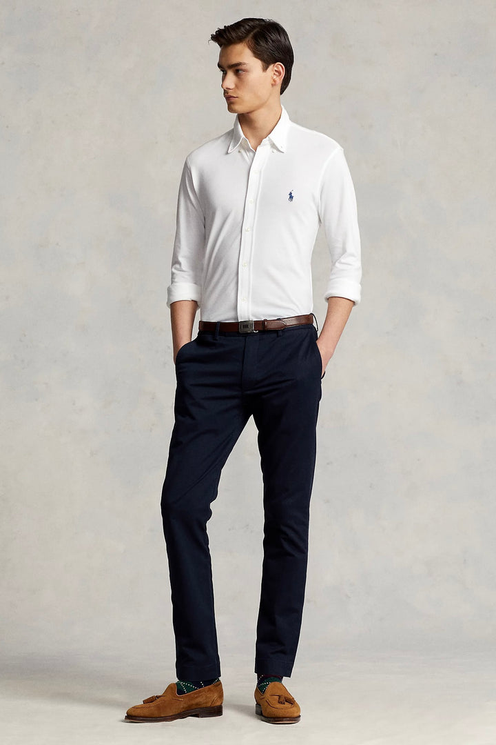 POLO RALPH LAUREN Featherweight Mesh Shirt White - Dale