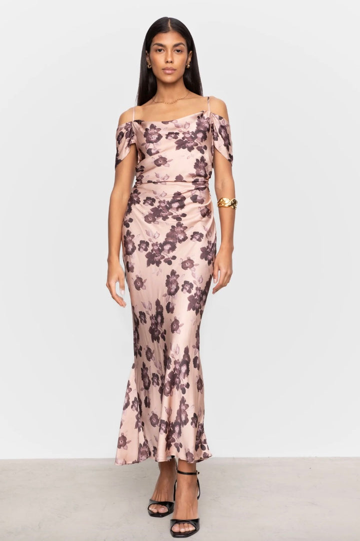 CAMILLA PIHL Lyra Dress Terracotta Floral - Dale