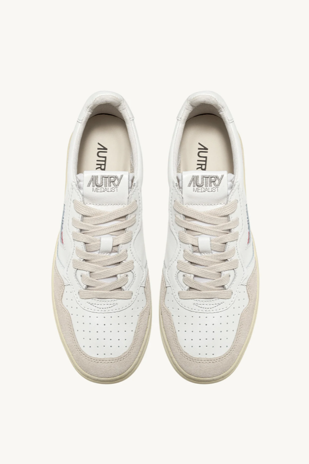 AUTRY Medalist Low Women White/Silver - Dale