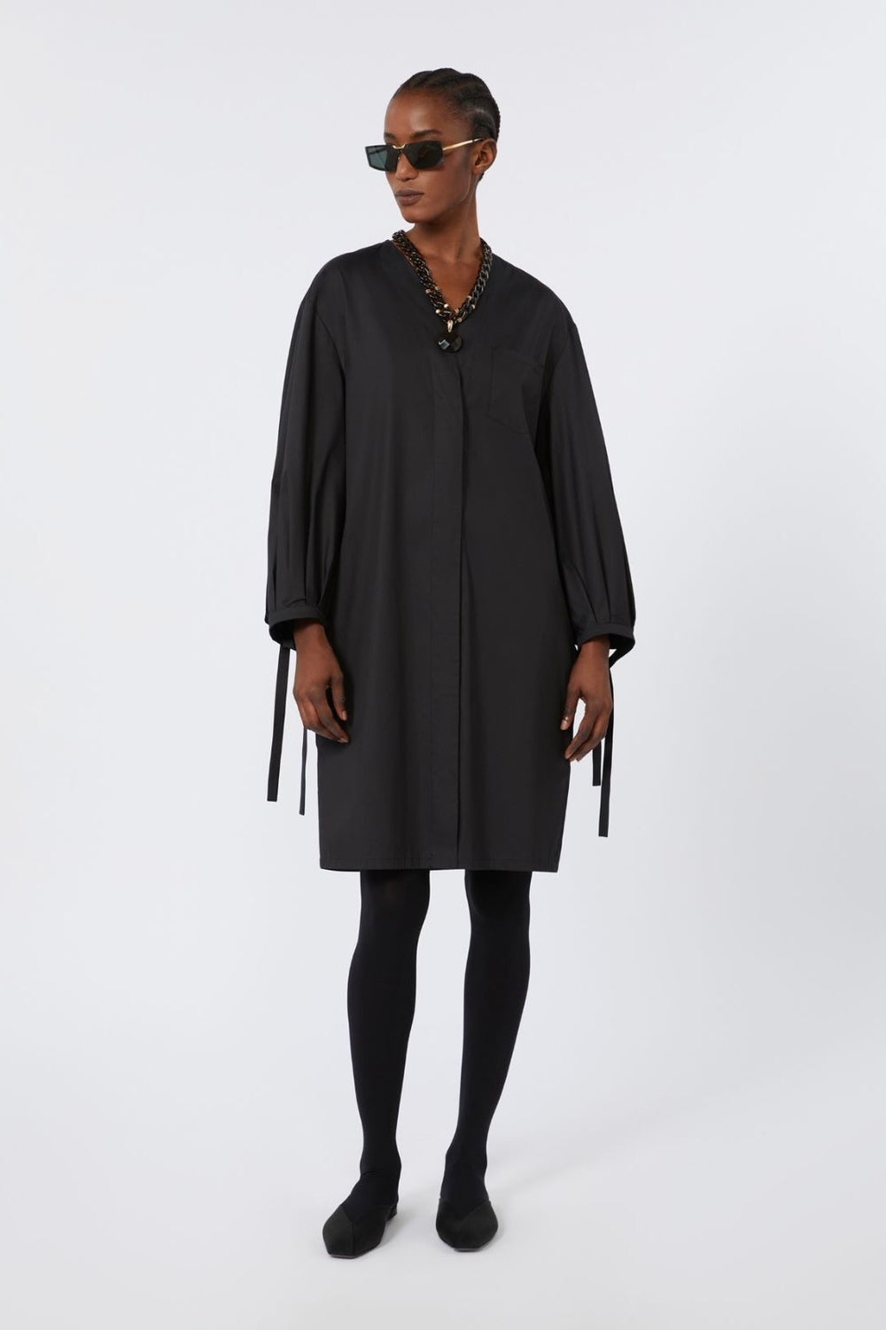 MAX MARA S' Ottavia Stretch Poplin Dress - Dale
