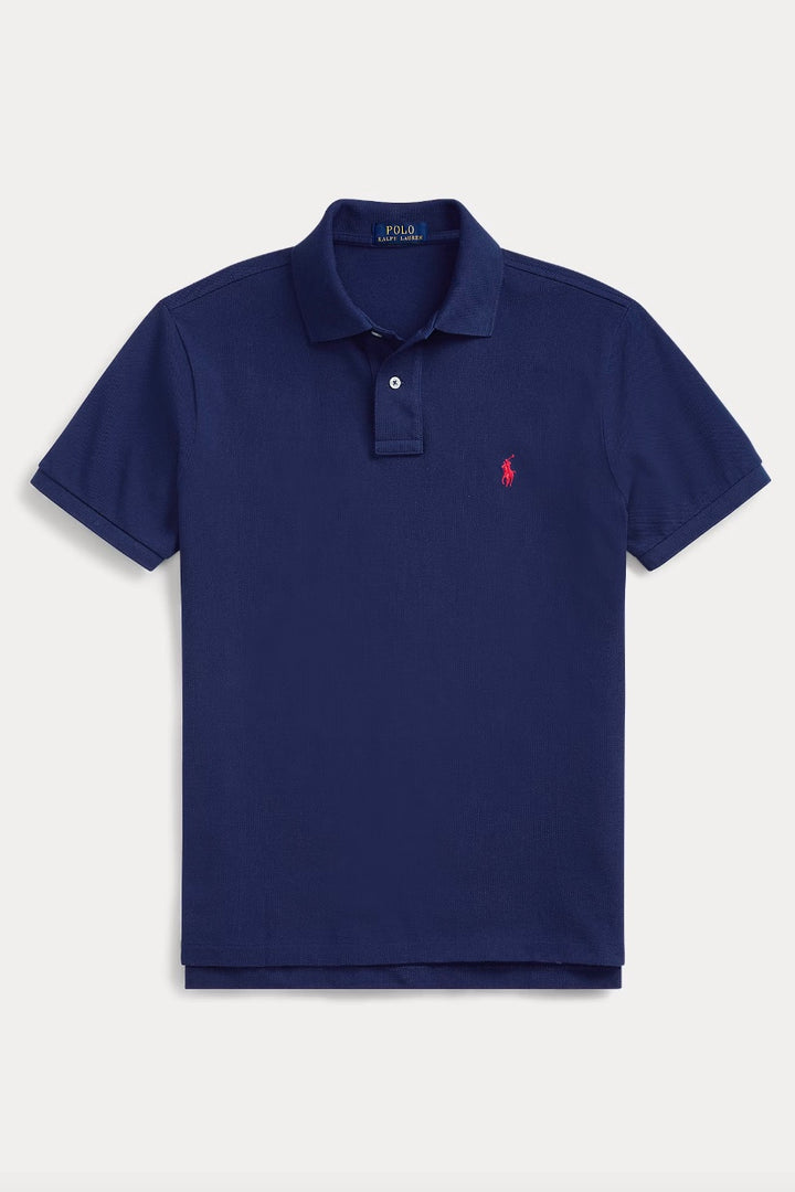 POLO RALPH LAUREN The Iconic Mesh Polo Shirt Newport Navy - Dale