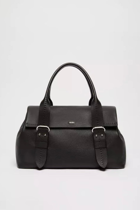 MAX MARA Semi-Glossy Leather Archetipo Handbag - Dale