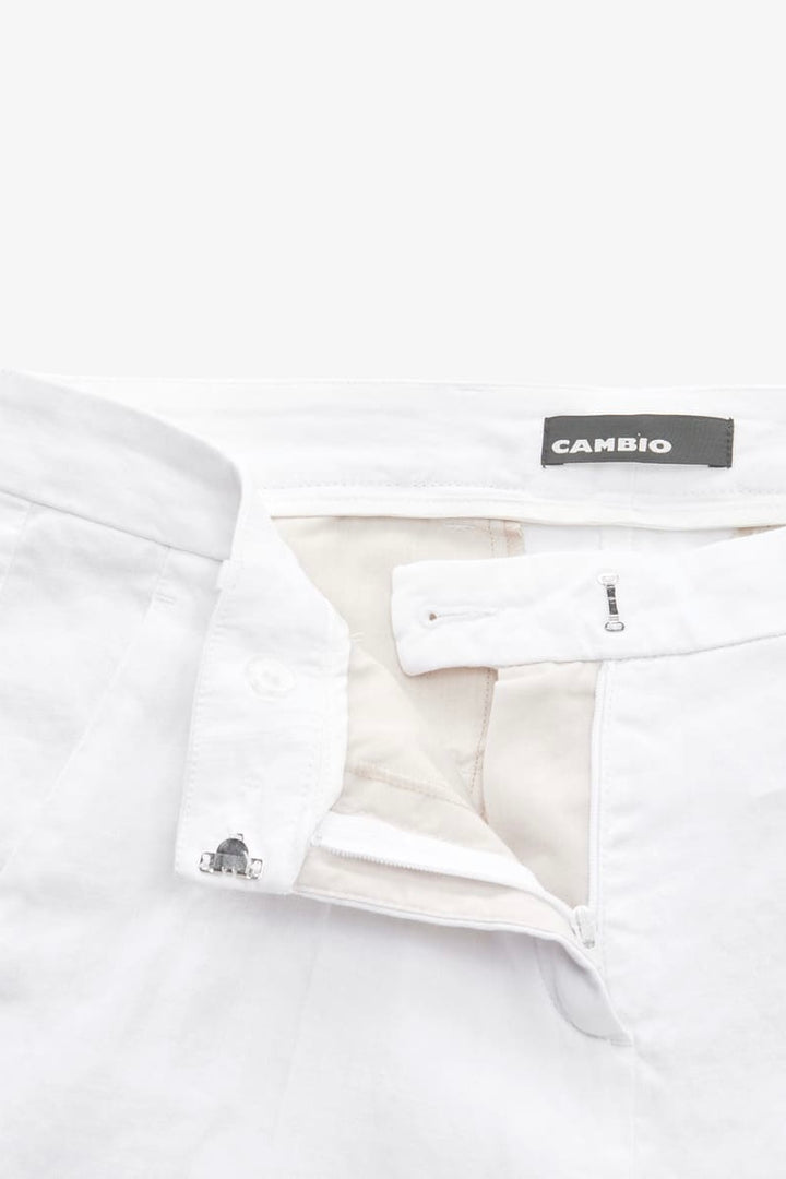CAMBIO Krystal Linen Stretch Pant - Dale