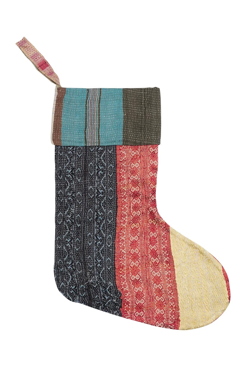 SISSEL EDELBO Kantha Stocking No. 65 Julestrømpe - Dale