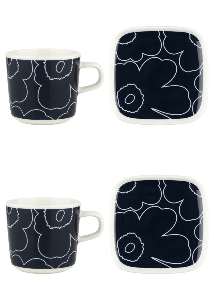 Oiva / Piirto Unikko Cup and Plate Set