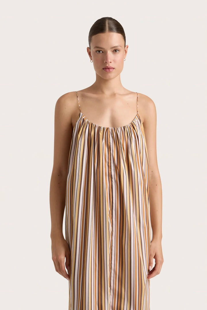 FAITHFULL THE BRAND En Vau Maxi Dress Terracotta - Dale