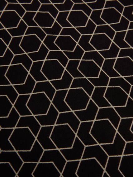 STENSTRÖMS PRINTED SILK ASCOT BROWN - Dale