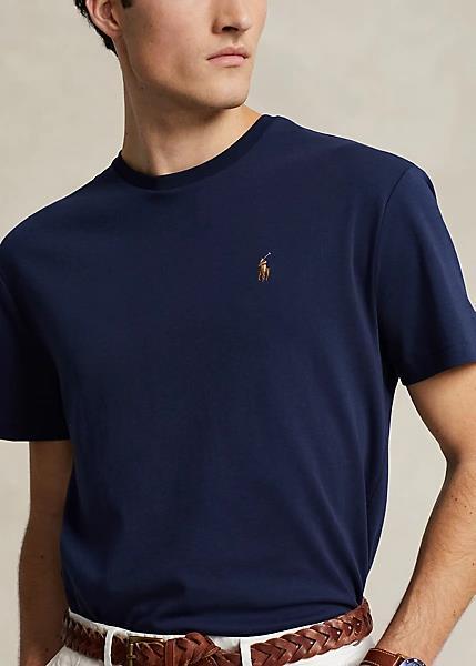 POLO RALPH LAUREN Custom Slim Fit Soft Cotton T-Shirt Refined Navy - Dale