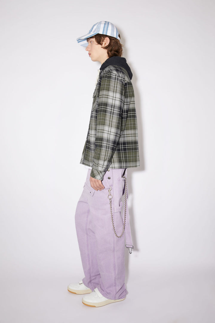 ACNE STUDIOS CHECK HOODED JACKET - Dale