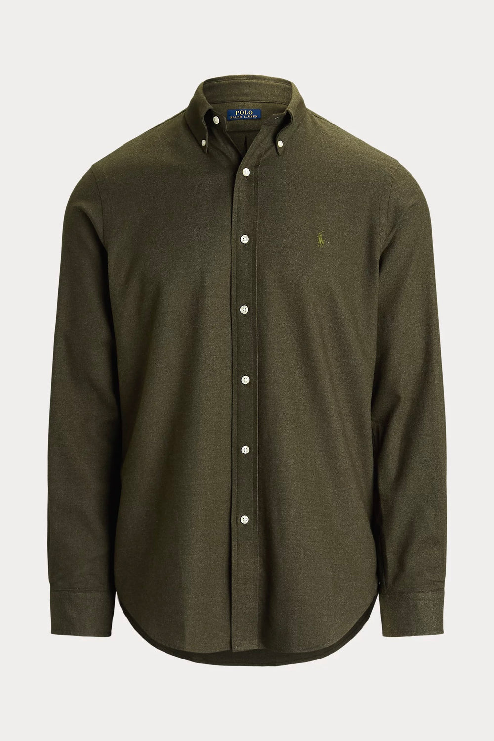 POLO RALPH LAUREN Custom Fit Performance Twill Shirt Loden Heather - Dale