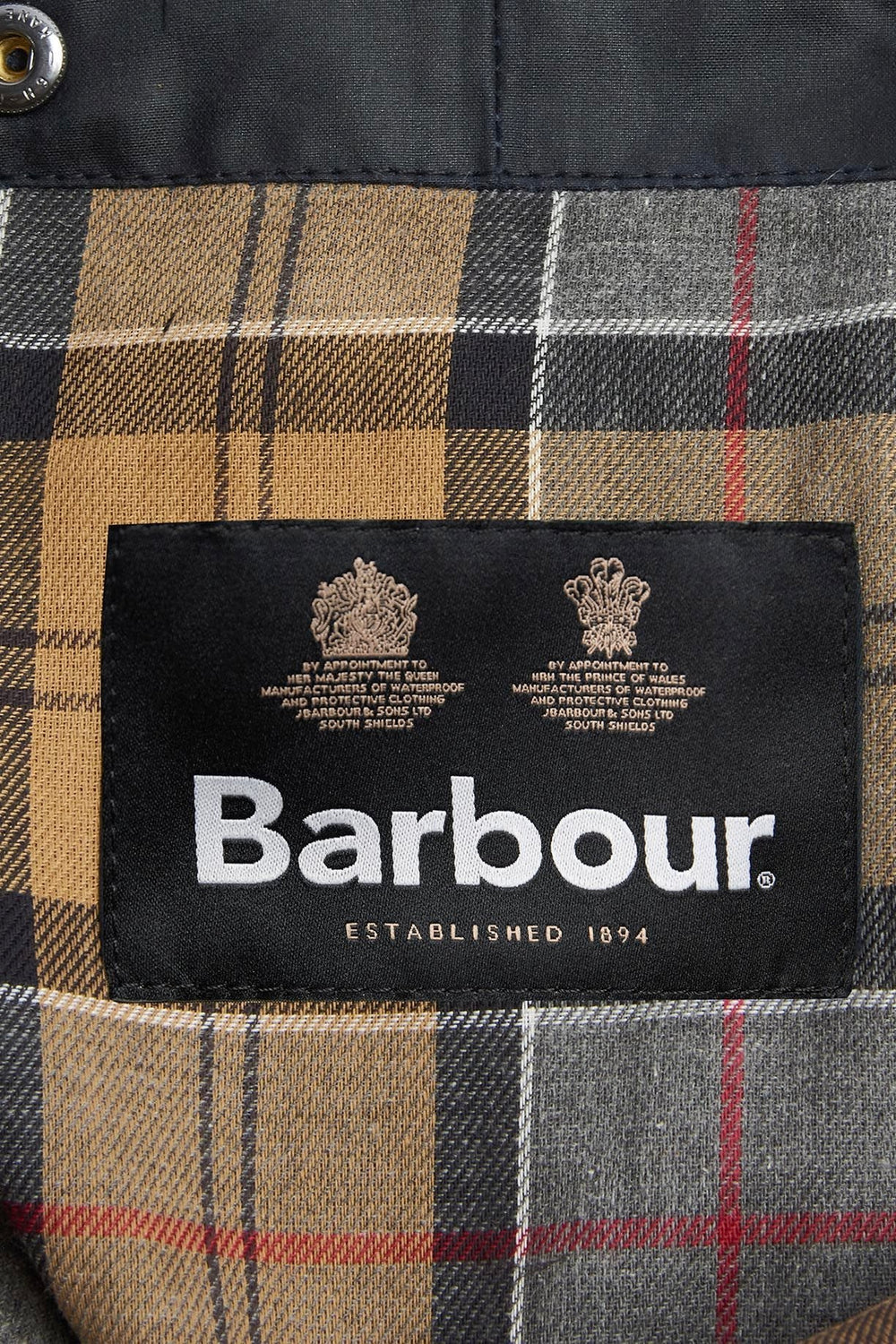 BARBOUR Wax Cotton Hood Navy - Dale
