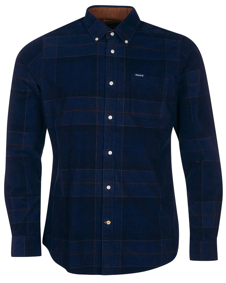BARBOUR Blair Tailored Fit Shirt Midnight Tartan - Dale