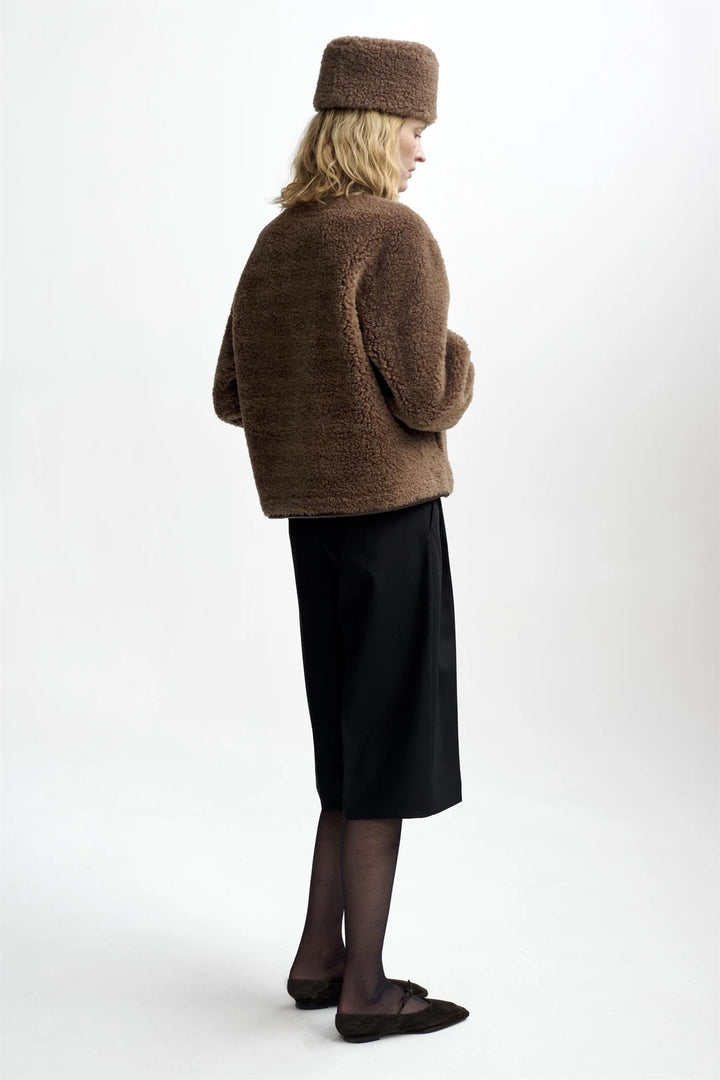 CHRISTIAN AKS Zola Lamb Fur Jacket - Dale