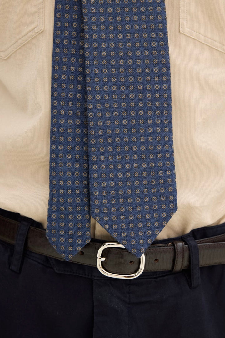 OSCAR JACOBSON Wool Tie Bluegrass - Dale