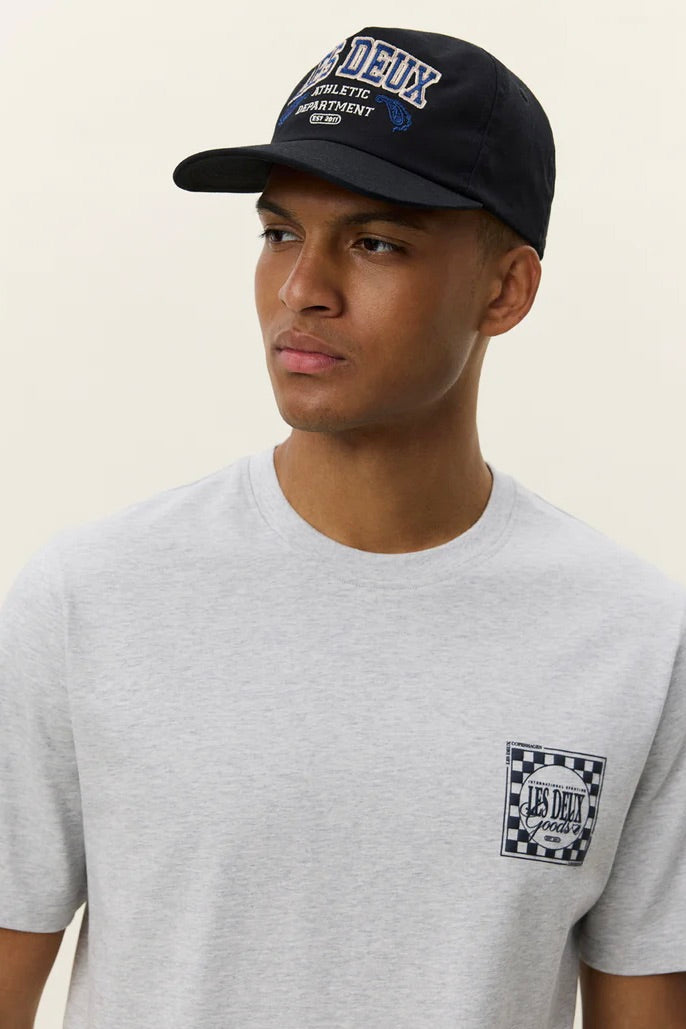 LES DEUX Goods T-Shirt Snow Melange - Dale