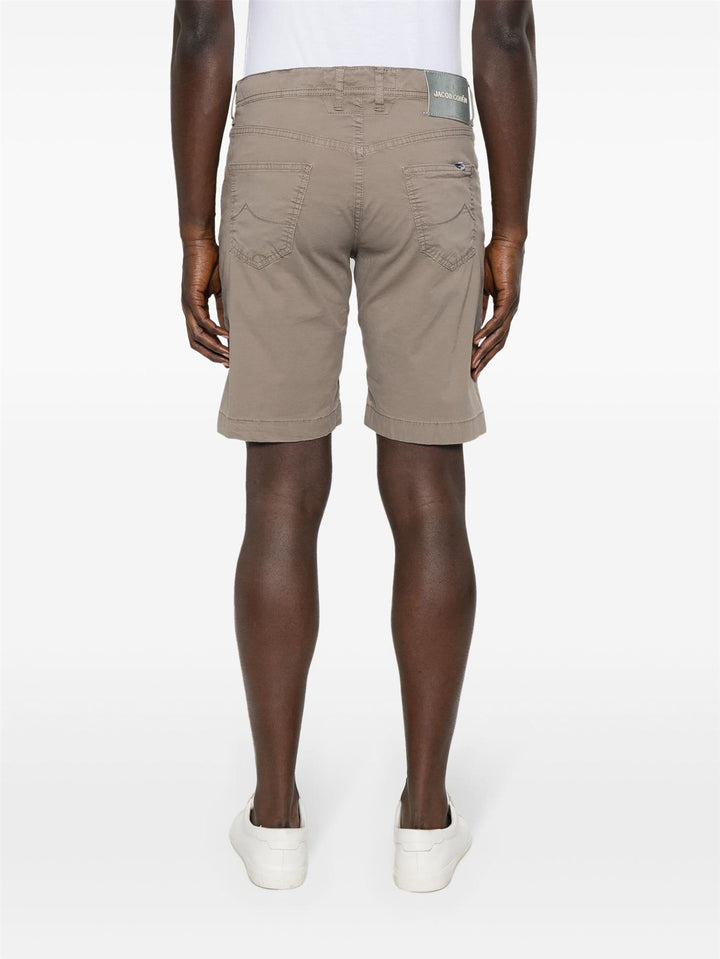 JACOB COHEN Nicolas Bermuda Slim Fit Mole Brown - Dale